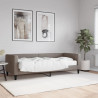 Sofa z materacem do spania, kolor taupe, 80x200 cm, tkanina