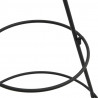 Metalowa choinka świąteczna, do dekoracji, czarna, 125 cm