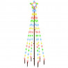 Choinka z kołkiem gruntowym, 108 kolorowych LED, 180 cm