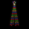 Choinka z kołkiem gruntowym, 108 kolorowych LED, 180 cm
