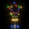 Choinka z kołkiem gruntowym, 108 kolorowych LED, 180 cm