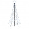 Choinka z kołkiem gruntowym, 200 zimnych białych LED, 180 cm