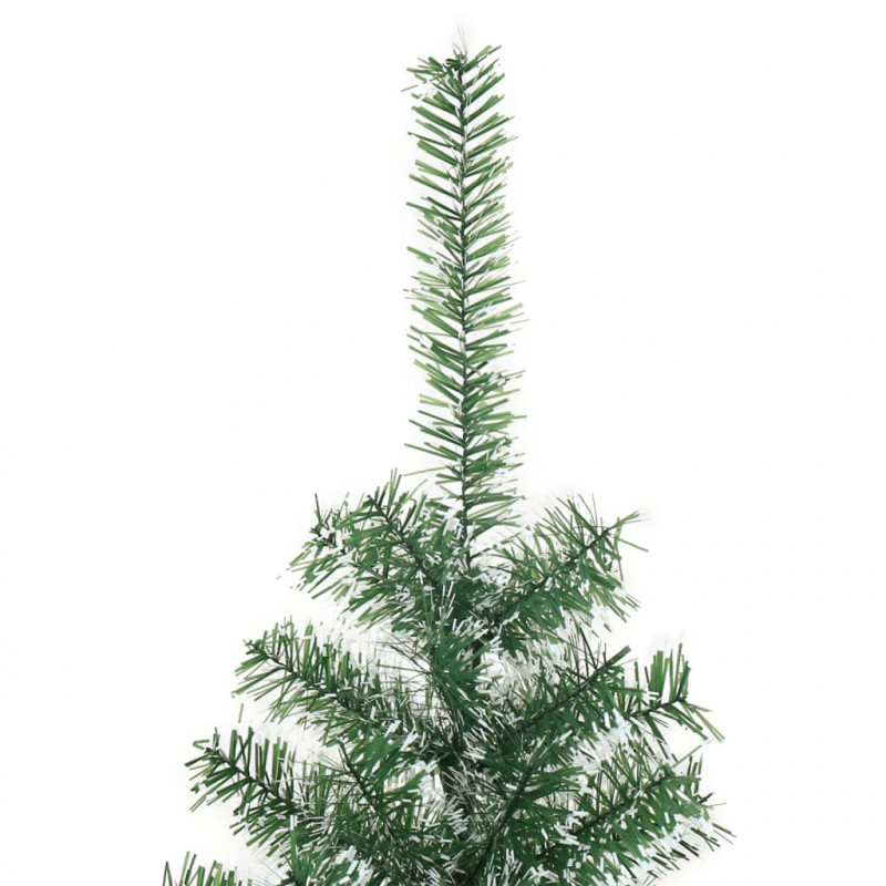 Sztuczna choinka, ośnieżona, zielona, 210 cm