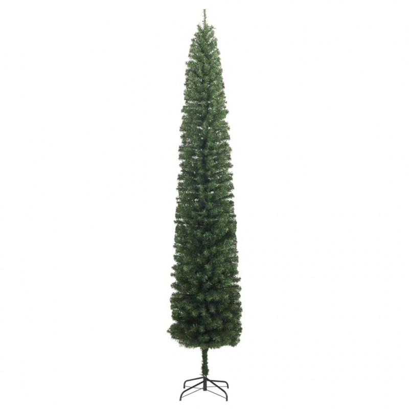 Smukła choinka na stojaku, 300 cm, PVC