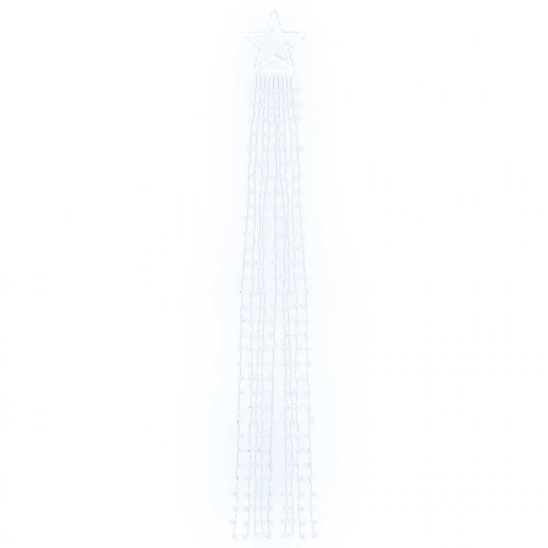 Lampki choinkowe, 320 LED, zimne białe światło, 375 cm