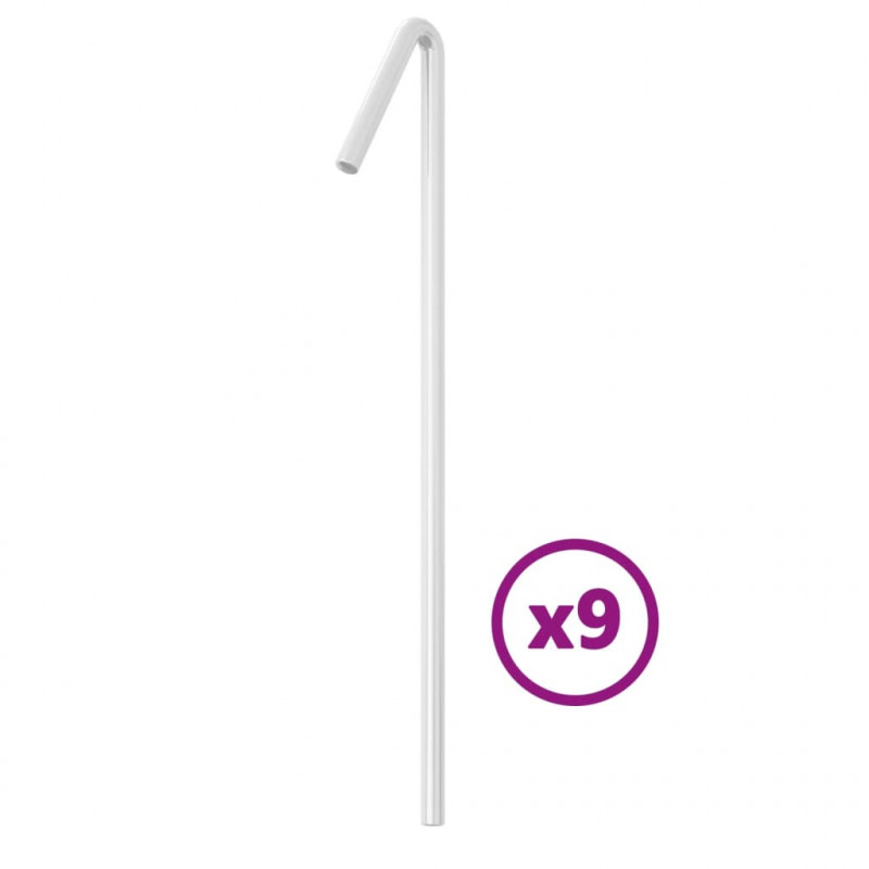 Lampki choinkowe, 320 LED, zimne białe światło, 375 cm
