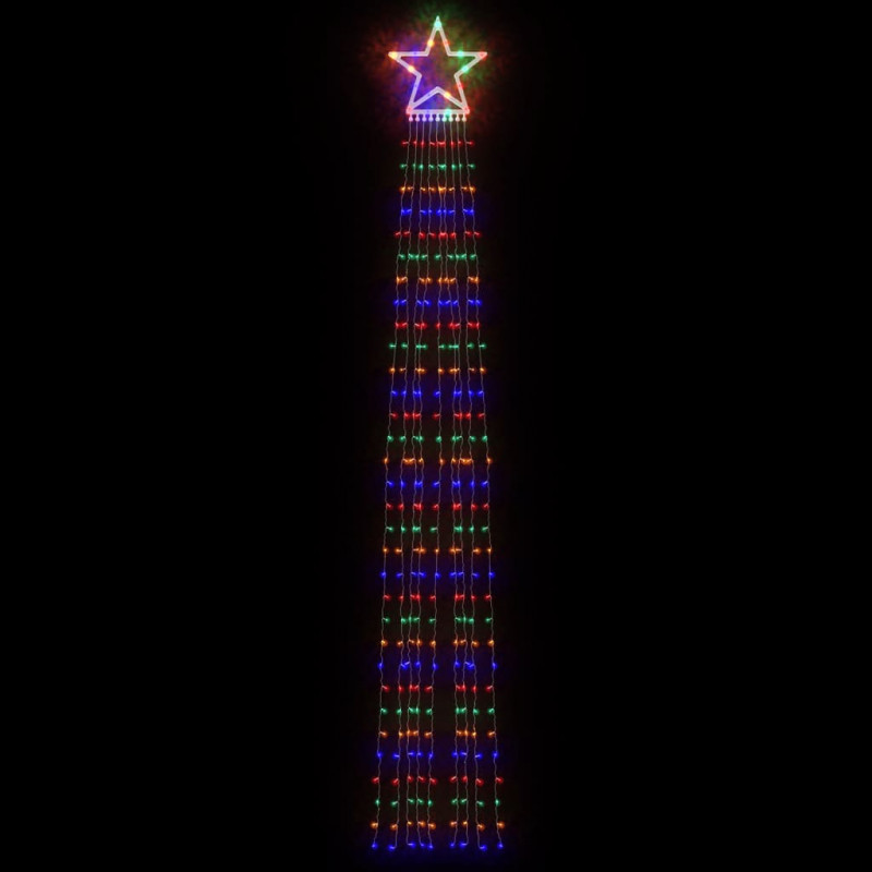 Lampki choinkowe, 320 LED, kolorowe, 375 cm