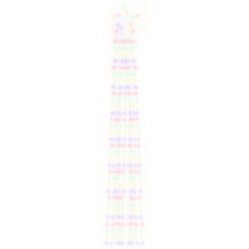 Lampki choinkowe, 320 LED, kolorowe, 375 cm