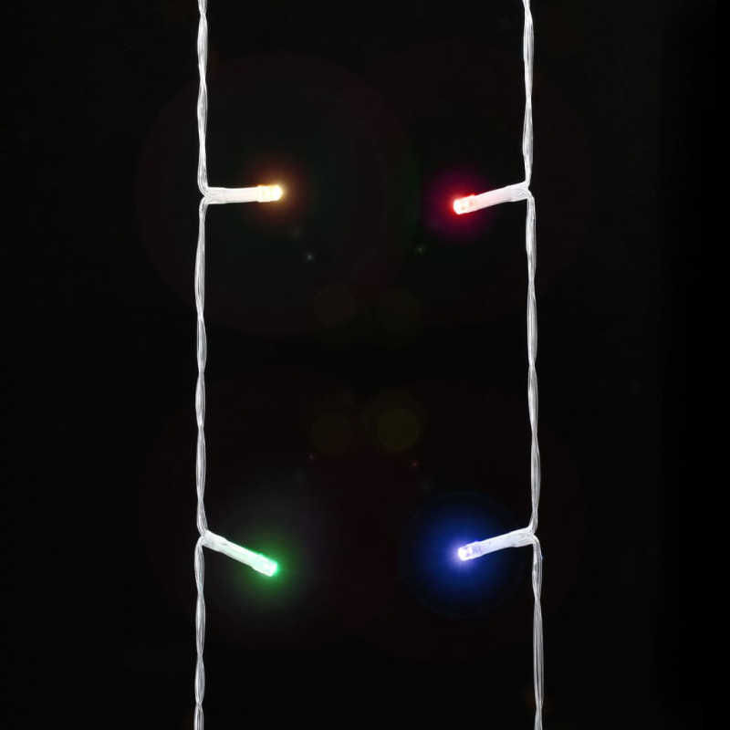 Lampki choinkowe, 320 LED, kolorowe, 375 cm