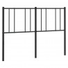 Metalowe wezgłowie, czarne, 150 cm