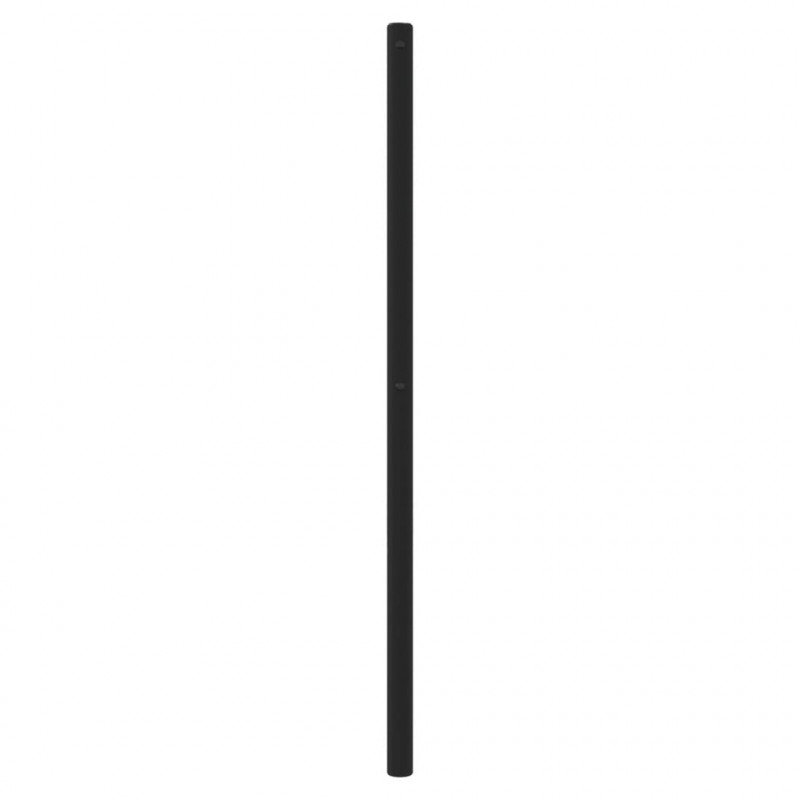 Metalowe wezgłowie, czarne, 150 cm