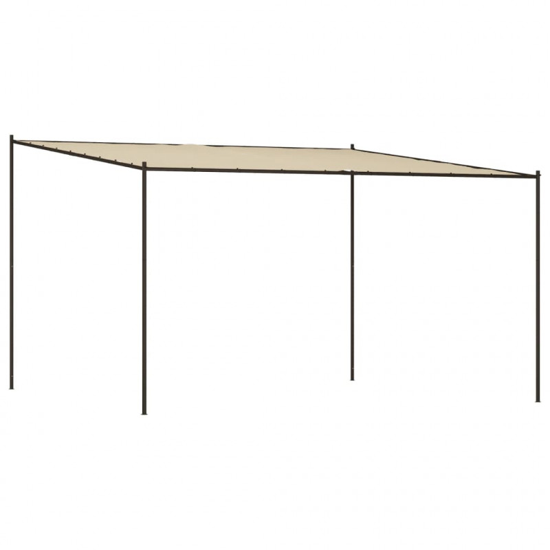 Altana, beżowa, 4x4 m, 180 g/m², tkanina i stal