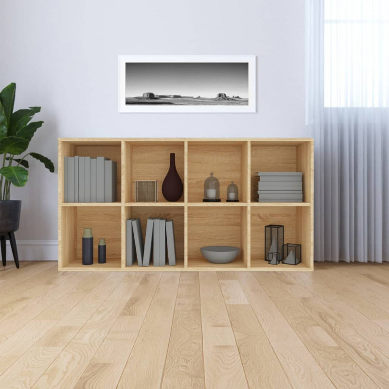 Regał na książki, dąb sonoma, 66x30x130 cm