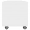Szafka pod TV, biała, 90x35x35 cm, materiał drewnopochodny