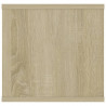 Półka ścienna, dąb sonoma 102x30x29 cm, materiał drewnopochodny