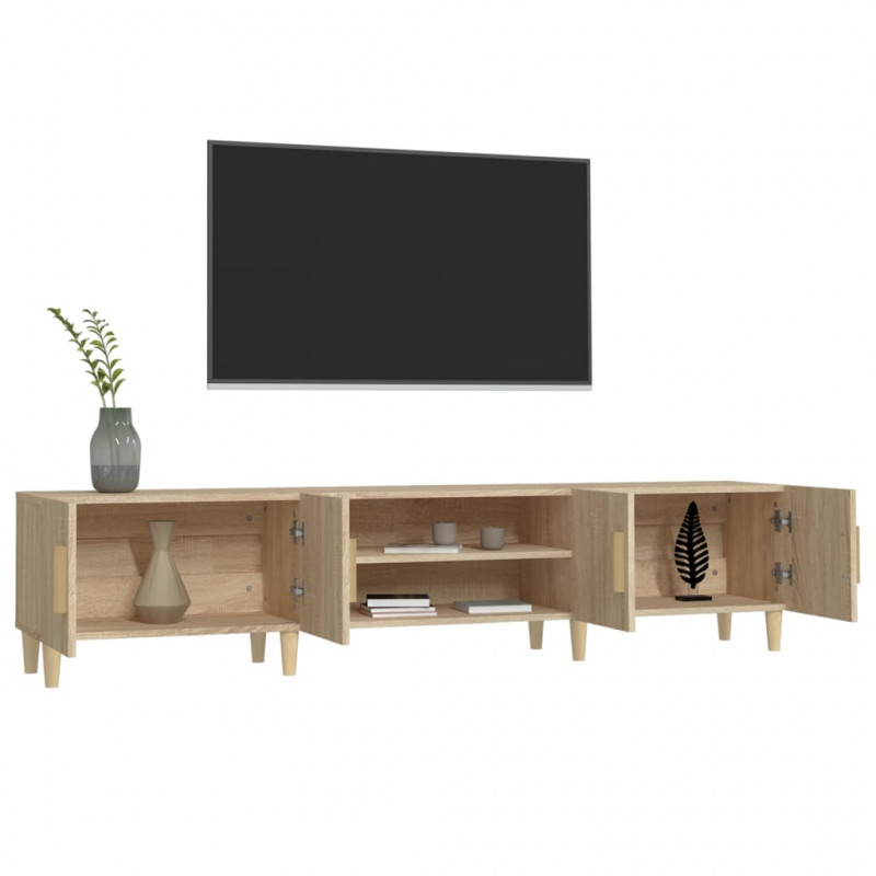 Szafka pod TV, dąb sonoma, 180x31,5x40 cm