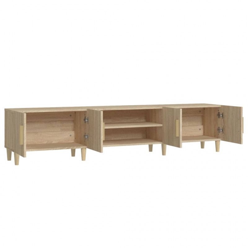 Szafka pod TV, dąb sonoma, 180x31,5x40 cm