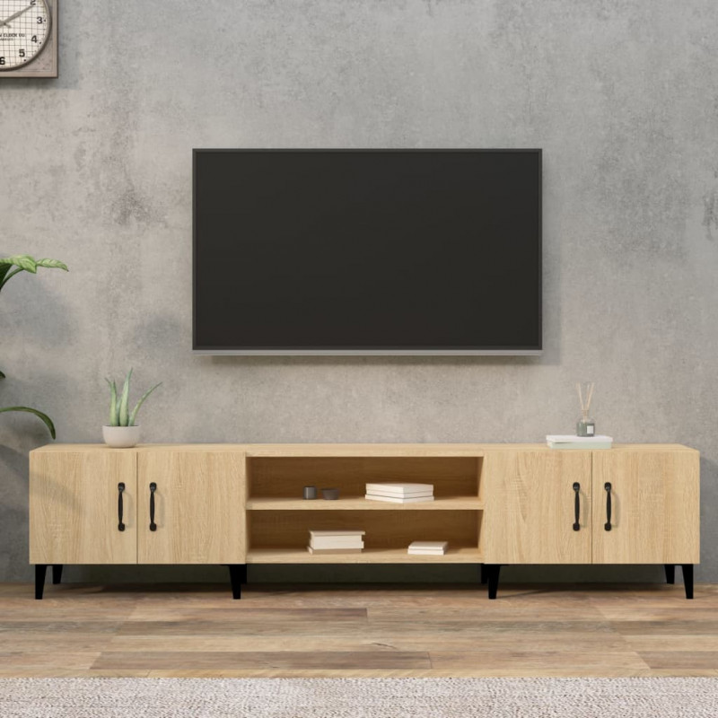 Szafka pod TV, dąb sonoma, 180x31,5x40 cm