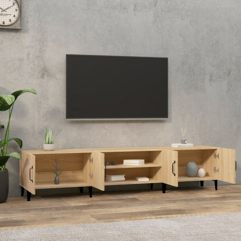 Szafka pod TV, dąb sonoma, 180x31,5x40 cm