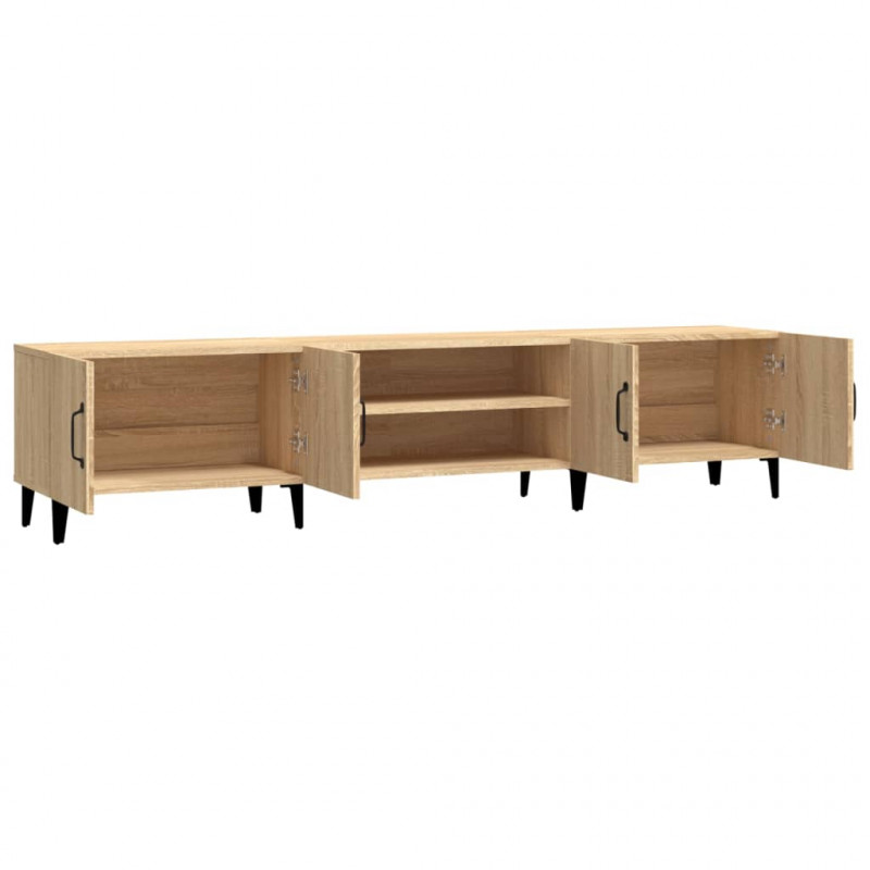 Szafka pod TV, dąb sonoma, 180x31,5x40 cm