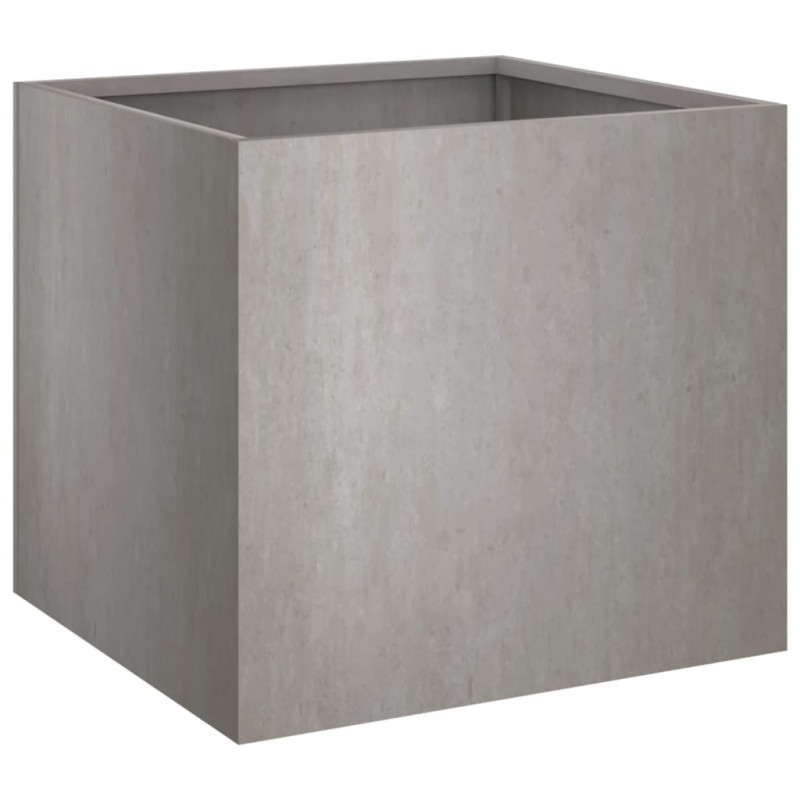 Donice, 2 szt., 49x47x46 cm, stal kortenowska