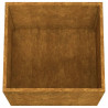 Donice, 2 szt., 49x47x46 cm, stal kortenowska