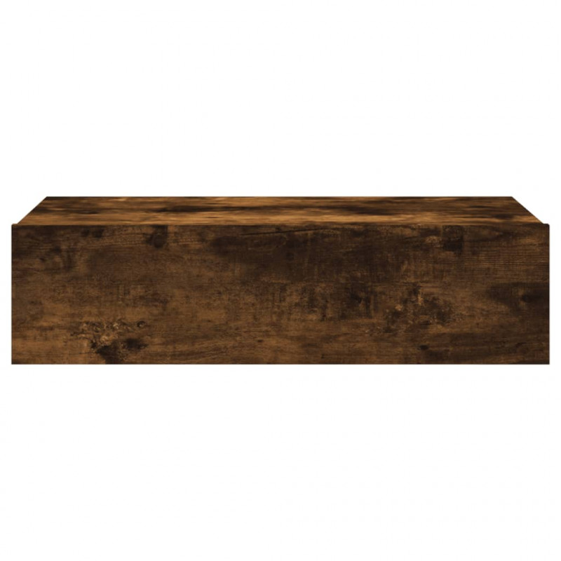 Szafka telewizyjna z LED, przydymiony dąb, 60x35x15,5 cm