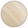 Stolik herbaciany, dąb sonoma, Ø35 cm, MDF