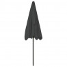 Parasol plażowy, antracytowy, 200x125 cm