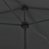 Parasol plażowy, antracytowy, 200x125 cm
