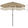 Parasol plażowy, taupe, 180x120 cm
