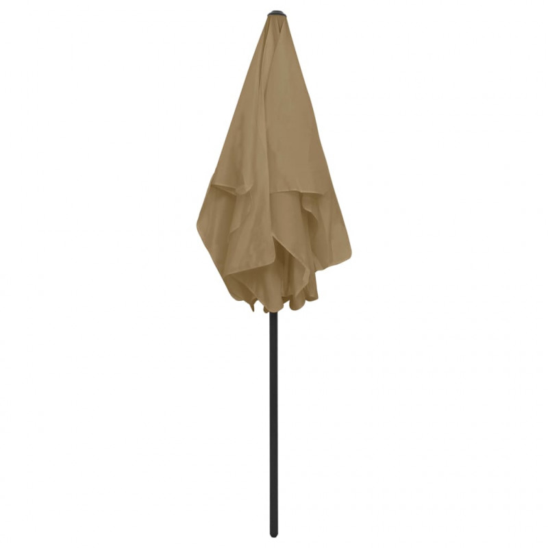 Parasol plażowy, taupe, 180x120 cm