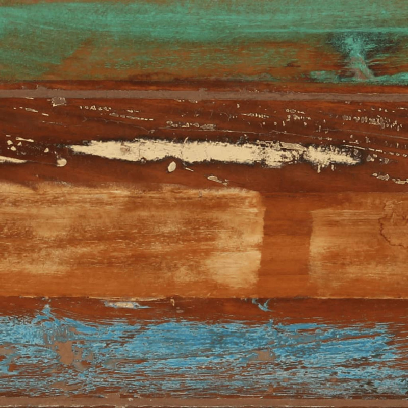 Stolik konsolowy, 110x30x75 cm, lite drewno z odzysku