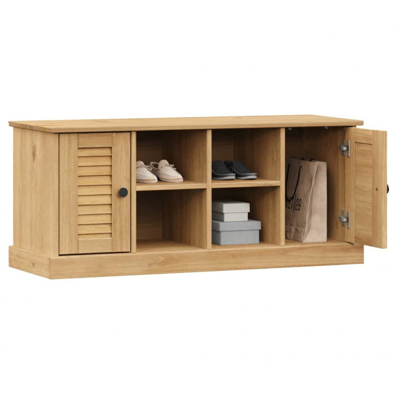 Szafka na buty VIGO, 106x35x45 cm, lite drewno sosnowe
