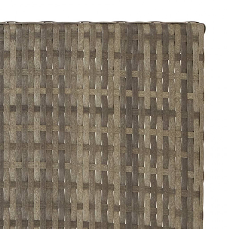 Składany stolik, szary, 45x35x32 cm, polirattan