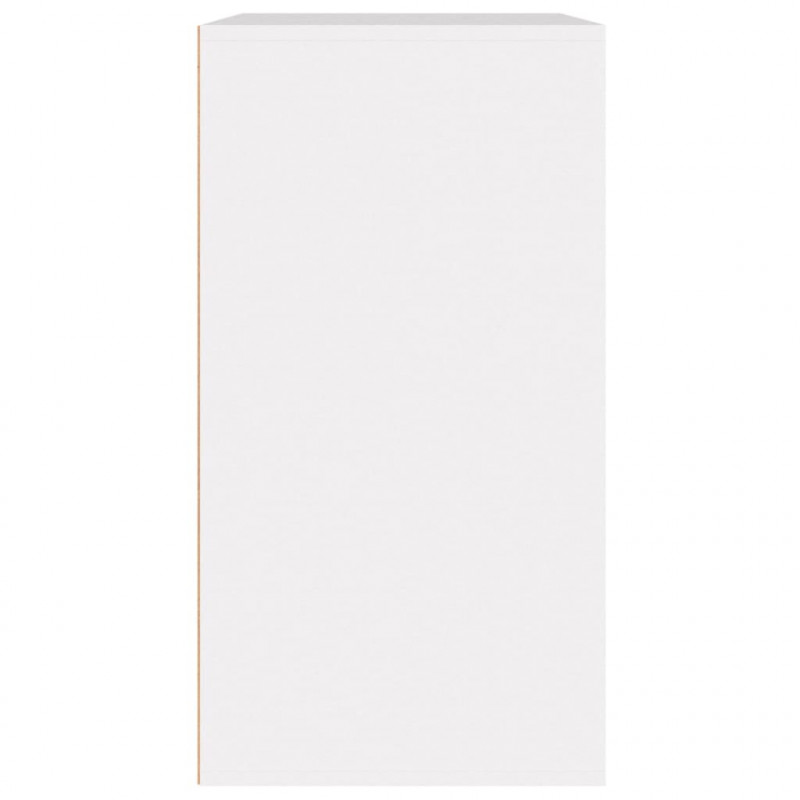 Szafka na kosmetyki, biała 80x40x75 cm, materiał drewnopochodny
