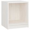 Szafki nocne, 2 szt., białe, 35,5x33,5x41,5 cm, drewno sosnowe
