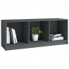 Szafka pod telewizor, szara, 104x33x41 cm, lite drewno sosnowe