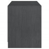 Szafka pod telewizor, szara, 104x33x41 cm, lite drewno sosnowe