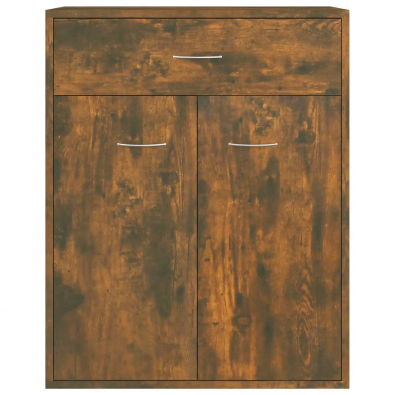Szafka, przydymiony dąb, 60x30x75 cm, materiał drewnopochodny