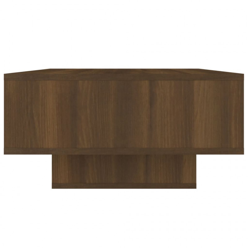 Stolik kawowy, brązowy dąb 105x55x32 cm materiał drewnopochodny