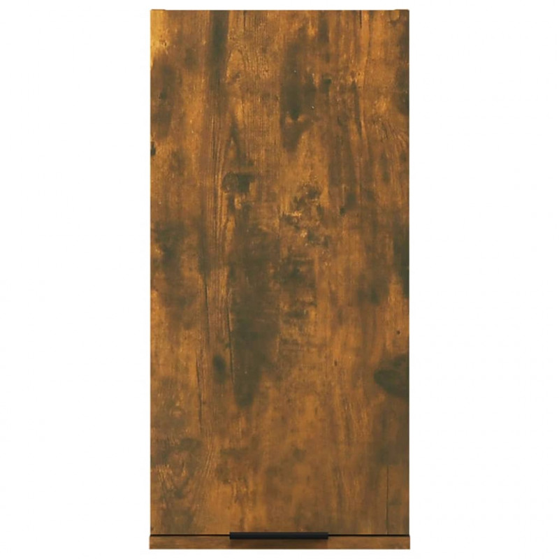 Wisząca szafka łazienkowa, przydymiony dąb, 32x20x67 cm
