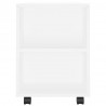 Szafka pod TV, biała, 102x34,5x43 cm, materiał drewnopochodny