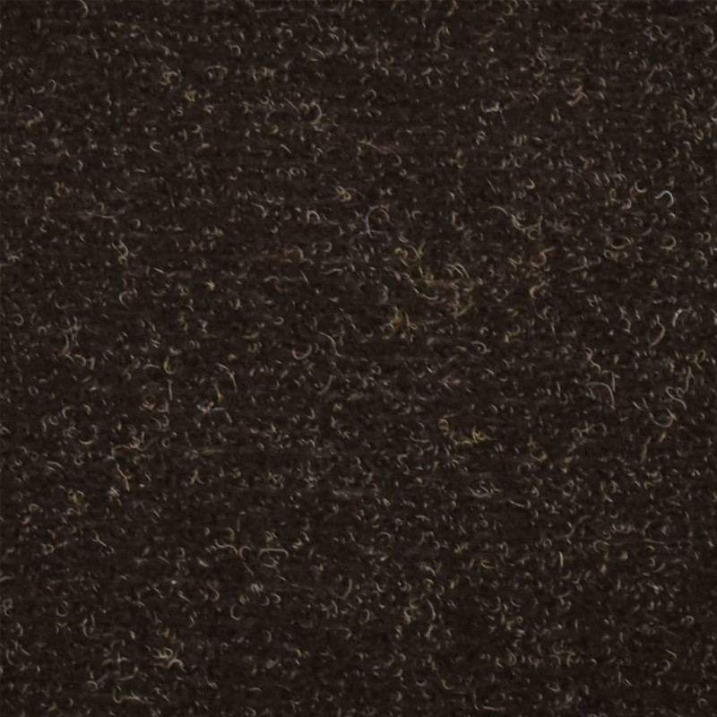 Samoprzylepne nakładki na schody, 10 szt., brązowe, 56x17x3 cm