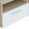 Szafka TV, 95x35x36 cm, materiał drewnopochodny, dębowo-biała