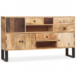 Szafka z litego drewna mango, 140x30x80 cm