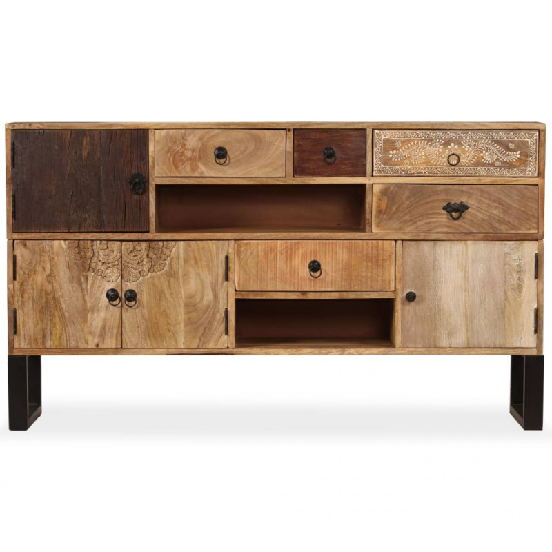 Szafka z litego drewna mango, 140x30x80 cm