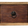 Szafka z litego drewna mango, 140x30x80 cm