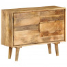 Szafka z litego drewna mango, 90 x 30 x 69 cm