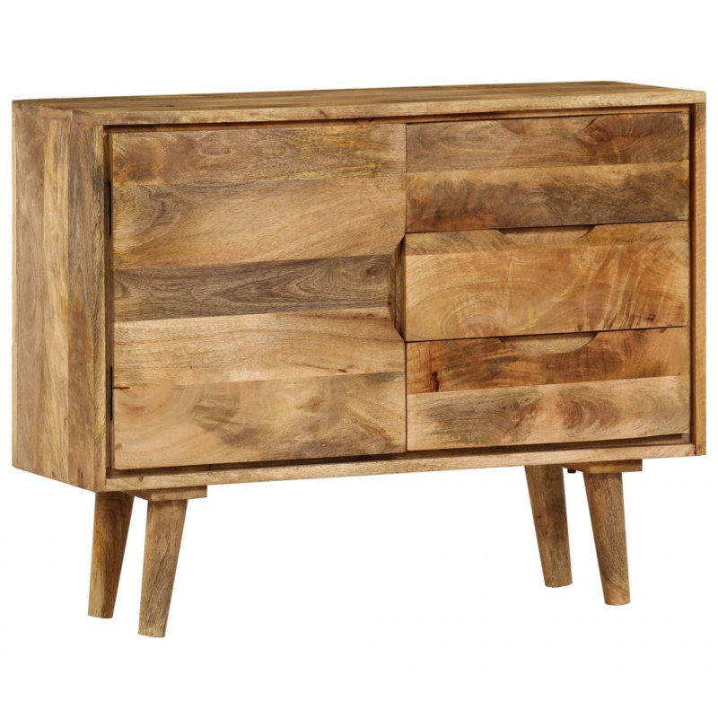 Szafka z litego drewna mango, 90 x 30 x 69 cm